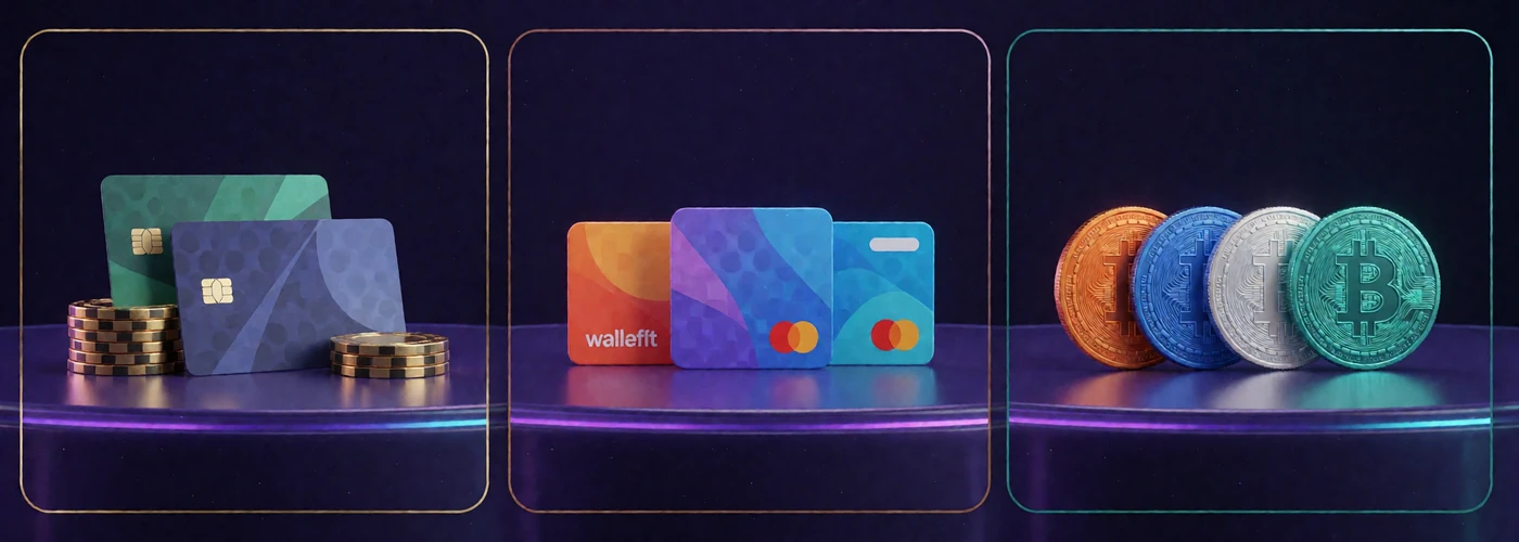 Getrennte Alawin-Zahlungsfamilien f&uuml;r Karten, E-Wallets und Kryptow&auml;hrungen