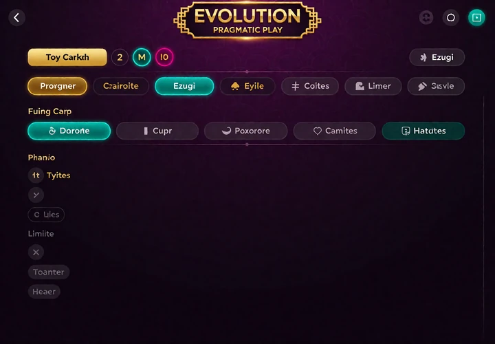 Live-Lobby mit Anbieter-, Sprach-, Limit- und Spieltypfiltern zur Auswahl von Roulette- und Blackjack-Tischen